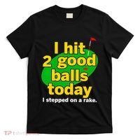 Golf I Hit 2 Good Balls Today I Stepped On A Rake T-Shirt thumb 0