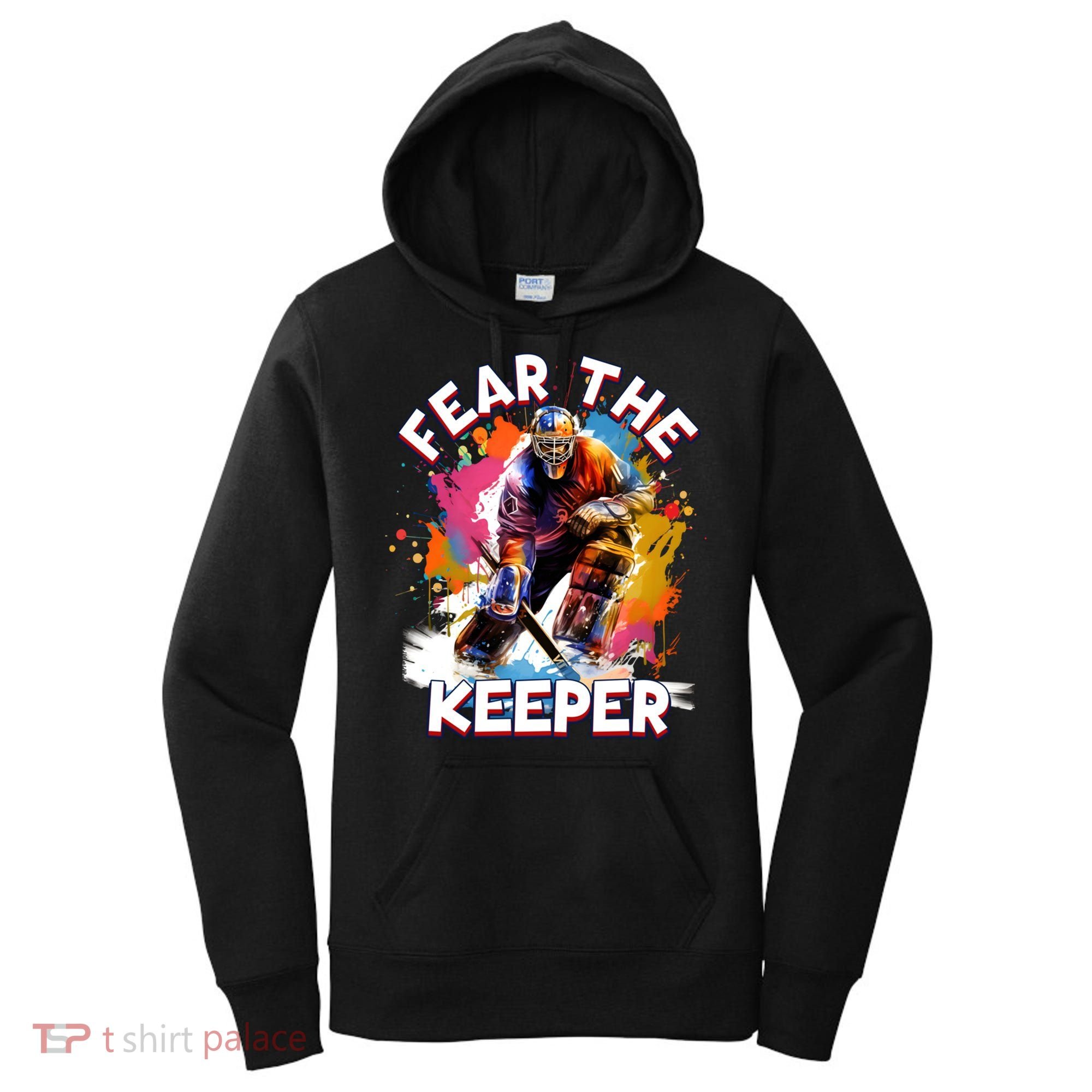 Goalie Ice Hockey Goalkeeper Sport Goaltender Keeper Team Gift Women's Hoodie