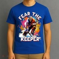 Goalie Ice Hockey Goalkeeper Sport Goaltender Keeper Team Gift T-Shirt thumb 3