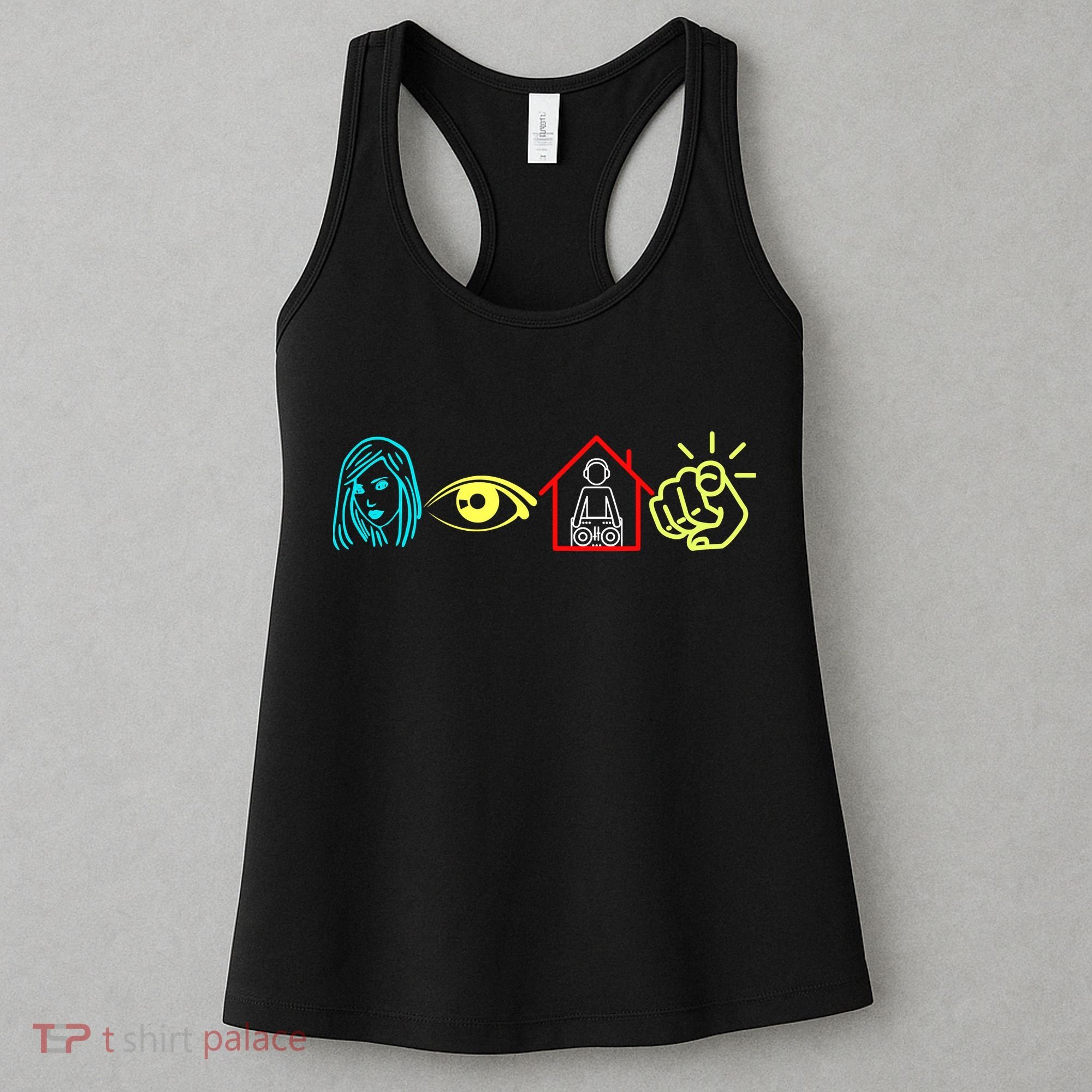 Girl I'll House You 90s House Music Women's Tank Top