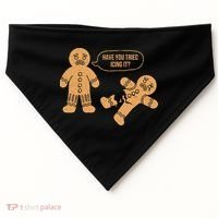 Gingerbread I Have You Tried Icing It USA-Made Doggie Bandana thumb 0