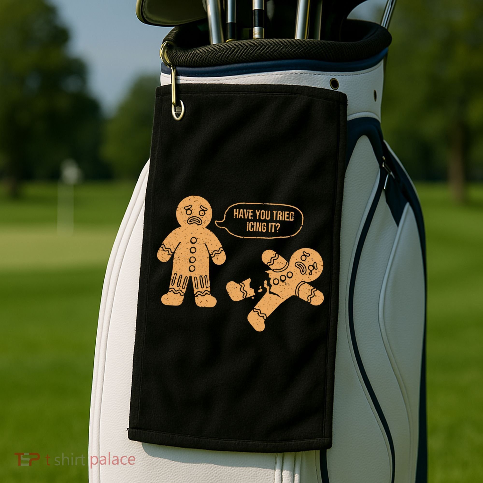 Gingerbread I Have You Tried Icing It Golf Towel
