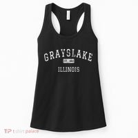 Grayslake Illinois Il Vintage Women's Tank Top thumb 0
