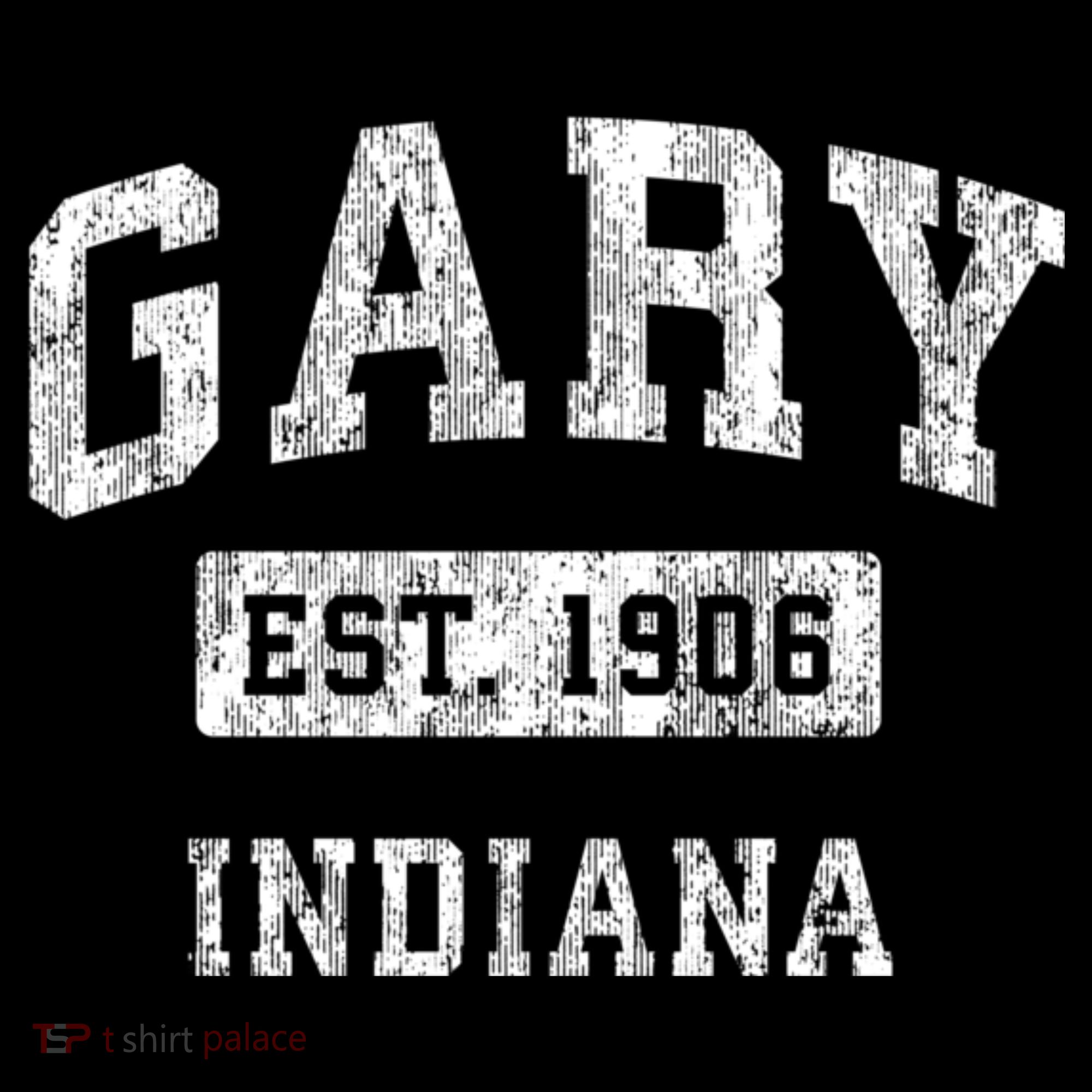 Gary Indiana In Vintage Established Sports T-Shirt