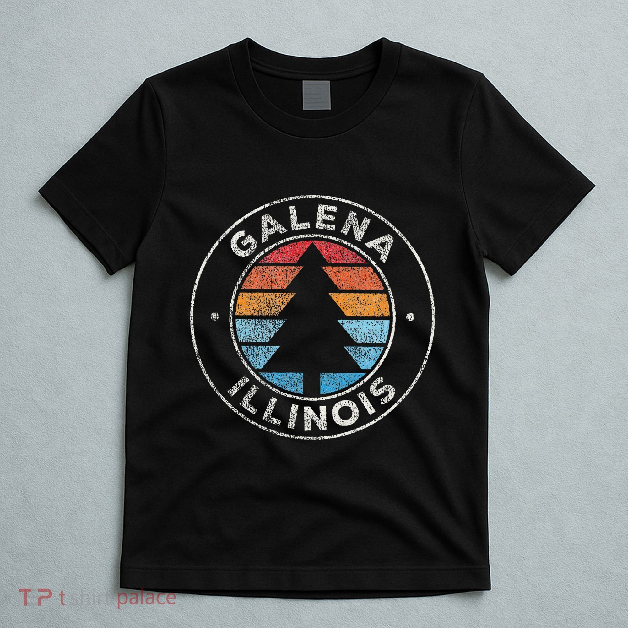Galena Illinois Il Vintage Graphic Retro 70s T-Shirt