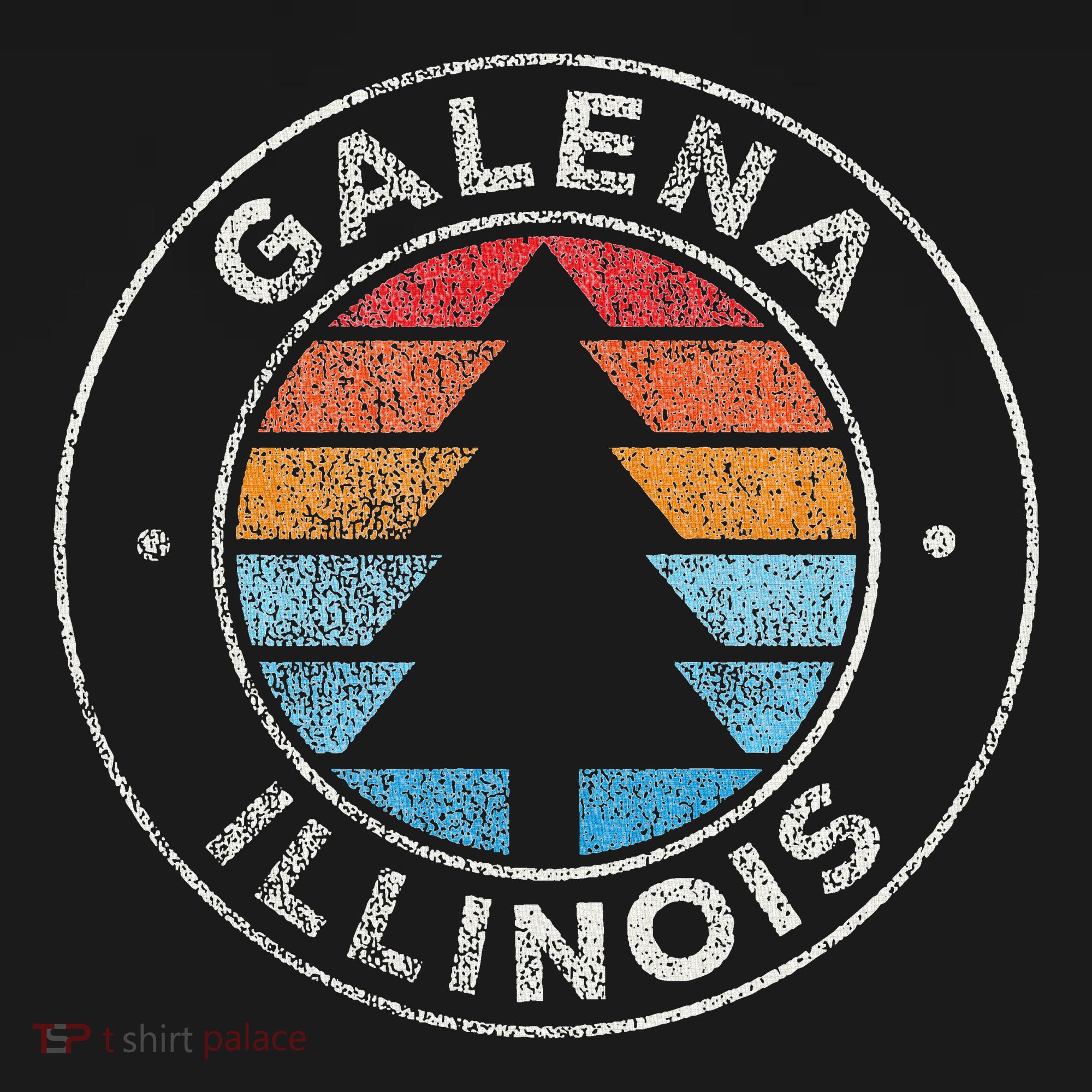 Galena Illinois Il Vintage Graphic Retro 70s T-Shirt