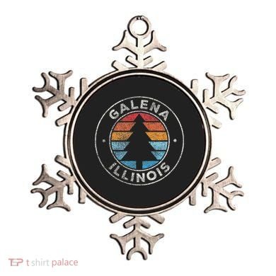 Galena Illinois Il Vintage Graphic Retro 70s Ornament
