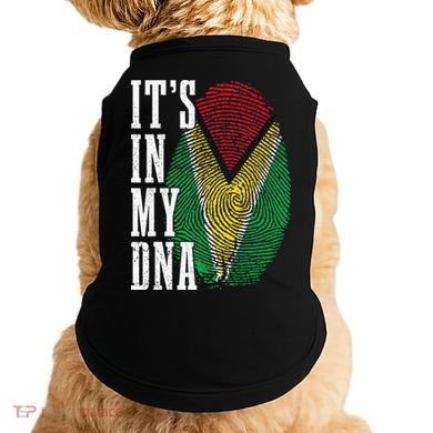 Guyana It's In My DNA Pride Guyanese Flag Roots Doggie Tank