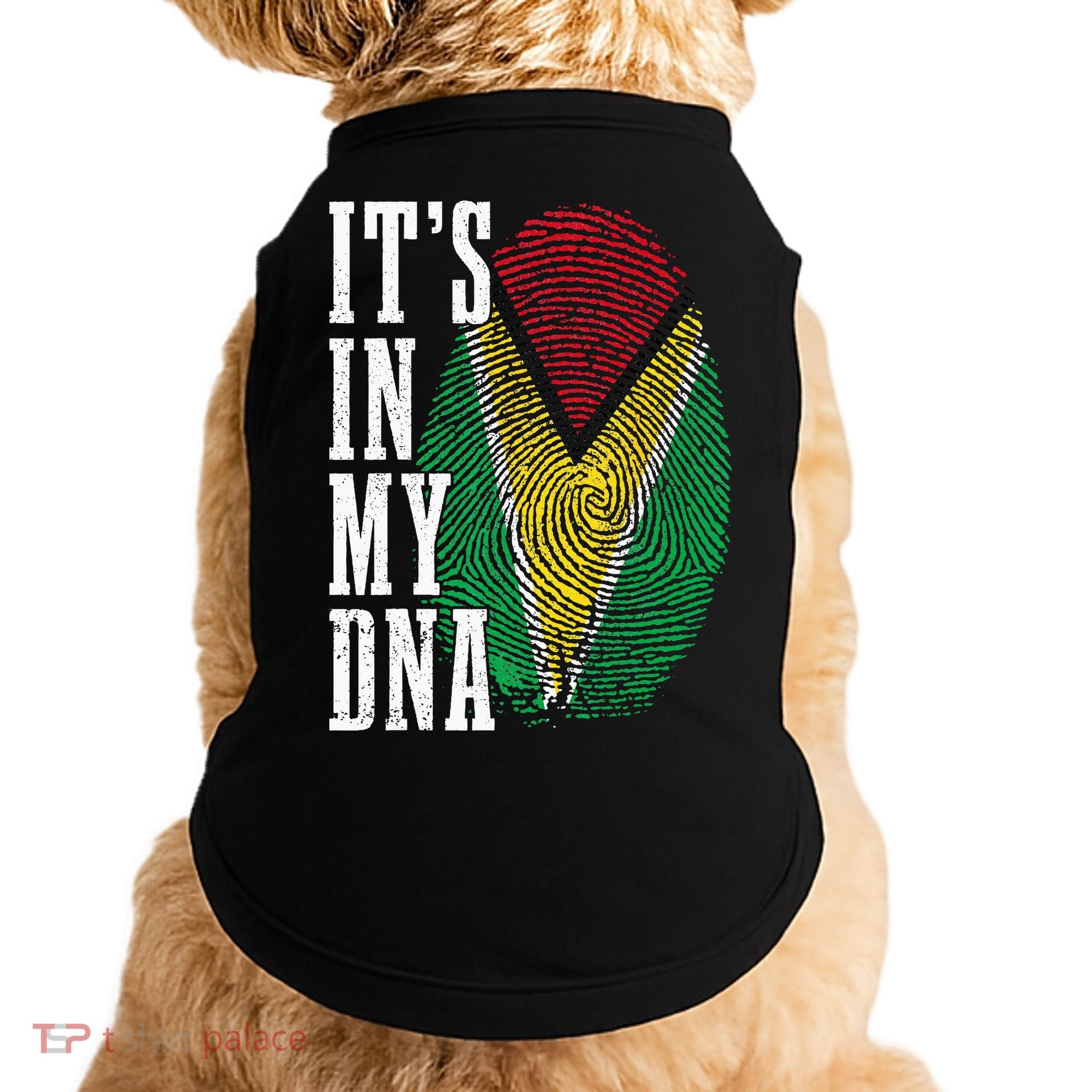 Guyana It's In My DNA Pride Guyanese Flag Roots Doggie Tank