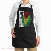 Guyana It's In My DNA Pride Guyanese Flag Roots Apron thumb 2