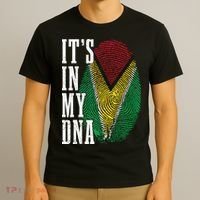 Guyana It's In My DNA Pride Guyanese Flag Roots T-Shirt thumb 3