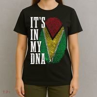 Guyana It's In My DNA Pride Guyanese Flag Roots T-Shirt thumb 4