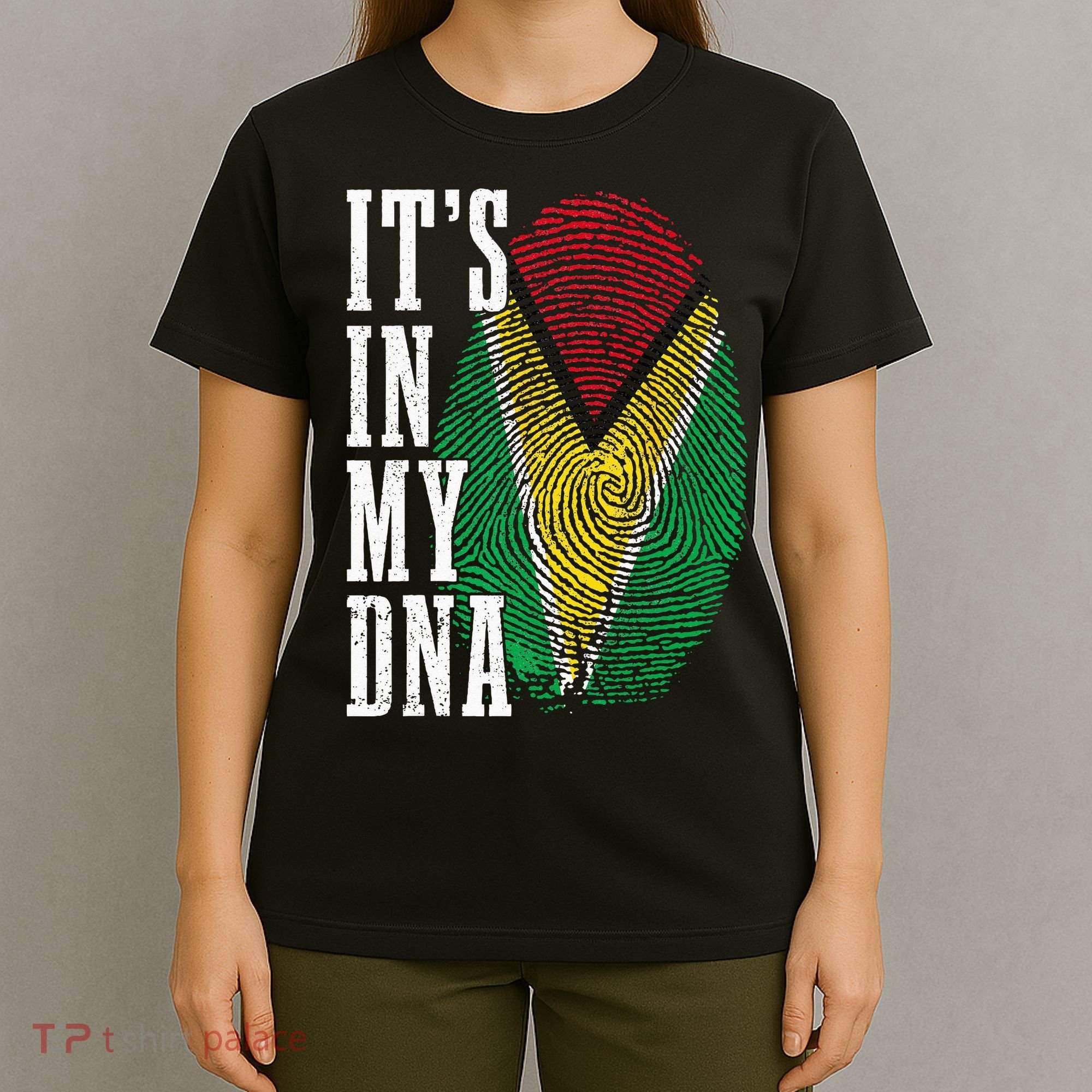 Guyana It's In My DNA Pride Guyanese Flag Roots T-Shirt