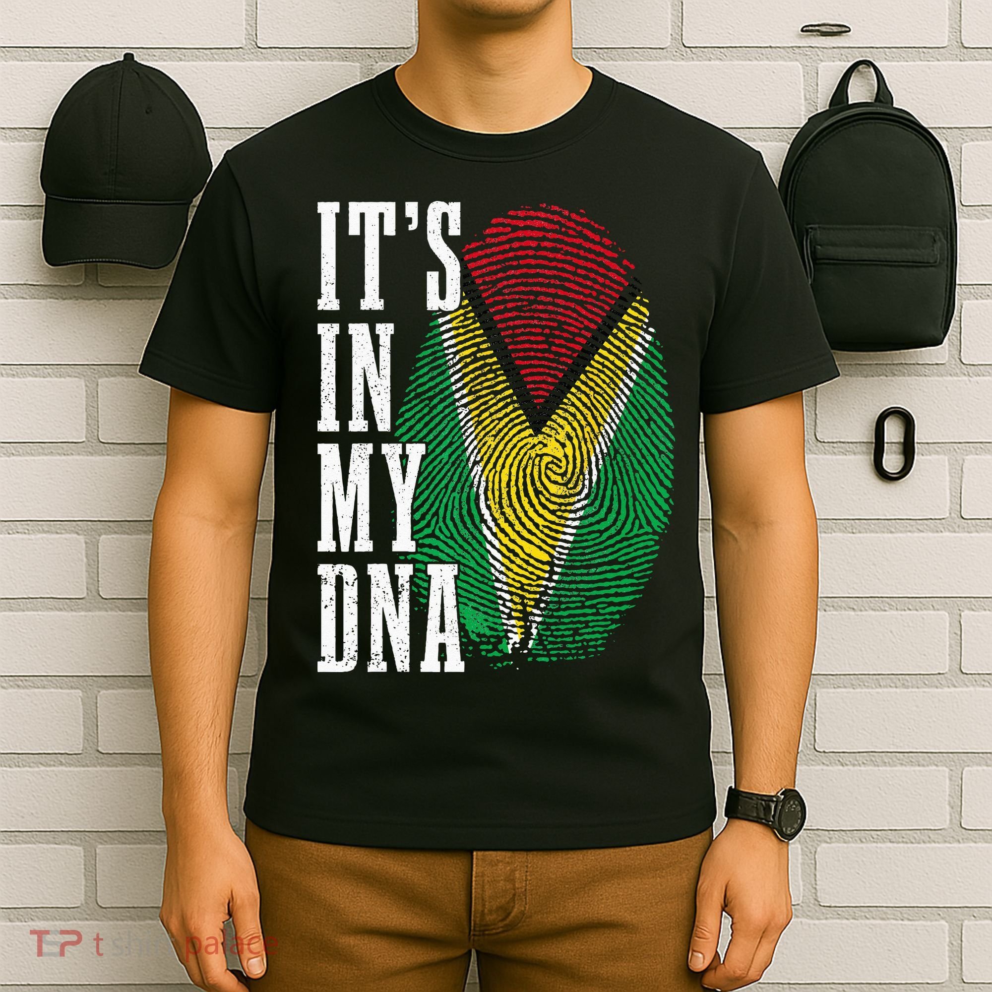 Guyana It's In My DNA Pride Guyanese Flag Roots T-Shirt