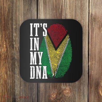 Guyana It's In My DNA Pride Guyanese Flag Roots Coaster
