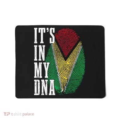 Guyana It's In My DNA Pride Guyanese Flag Roots Mousepad