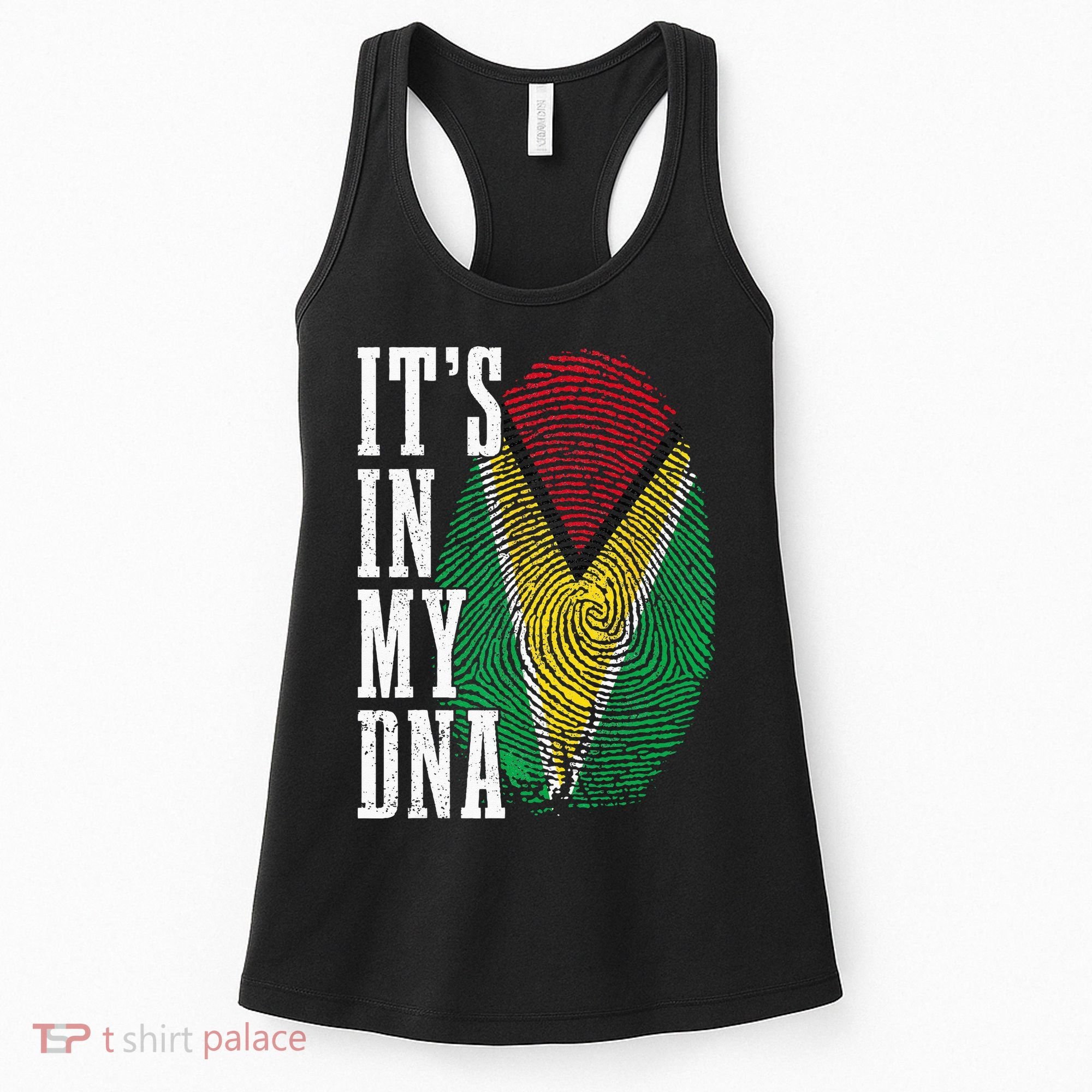 Guyana It's In My DNA Pride Guyanese Flag Roots Women's Tank Top