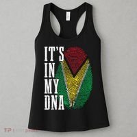 Guyana It's In My DNA Pride Guyanese Flag Roots Women's Tank Top thumb 3