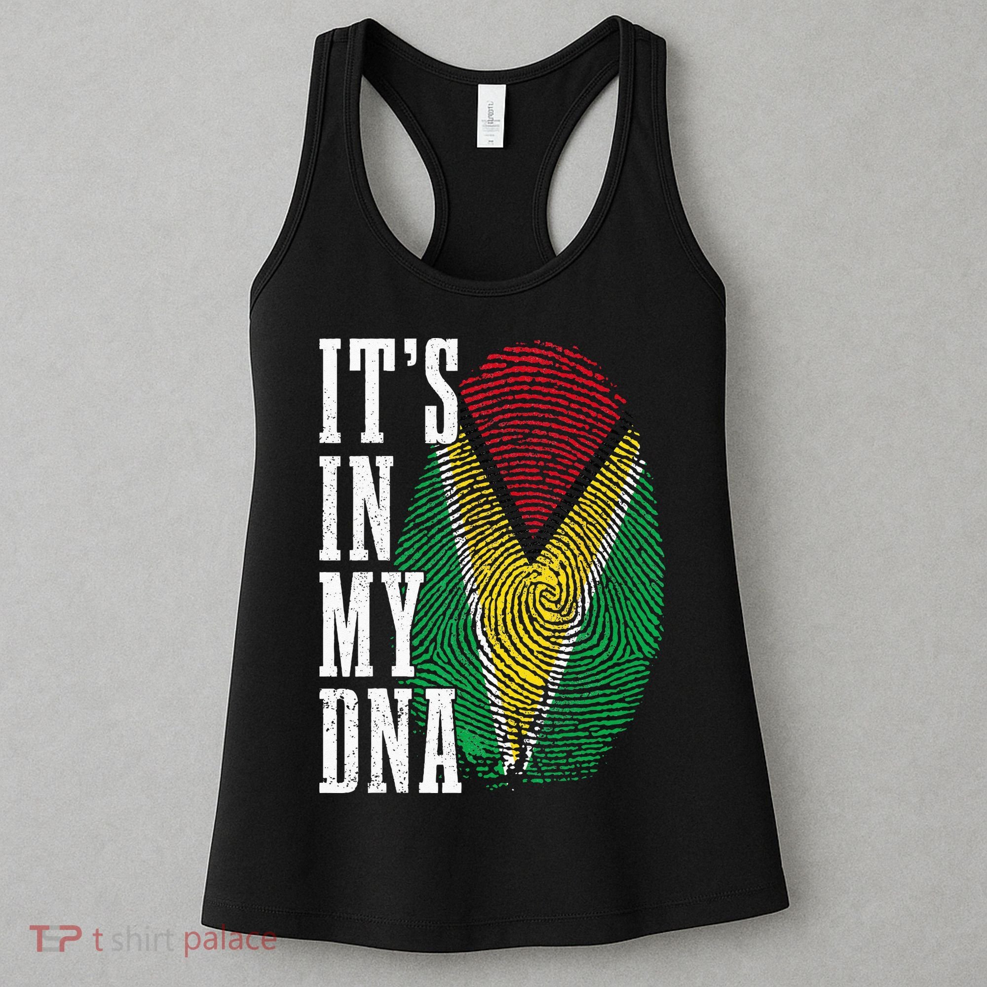 Guyana It's In My DNA Pride Guyanese Flag Roots Women's Tank Top