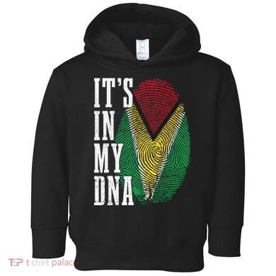 Guyana It's In My DNA Pride Guyanese Flag Roots Toddler Hoodie