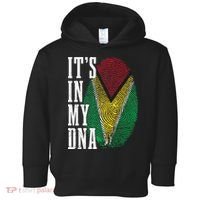 Guyana It's In My DNA Pride Guyanese Flag Roots Toddler Hoodie thumb 0