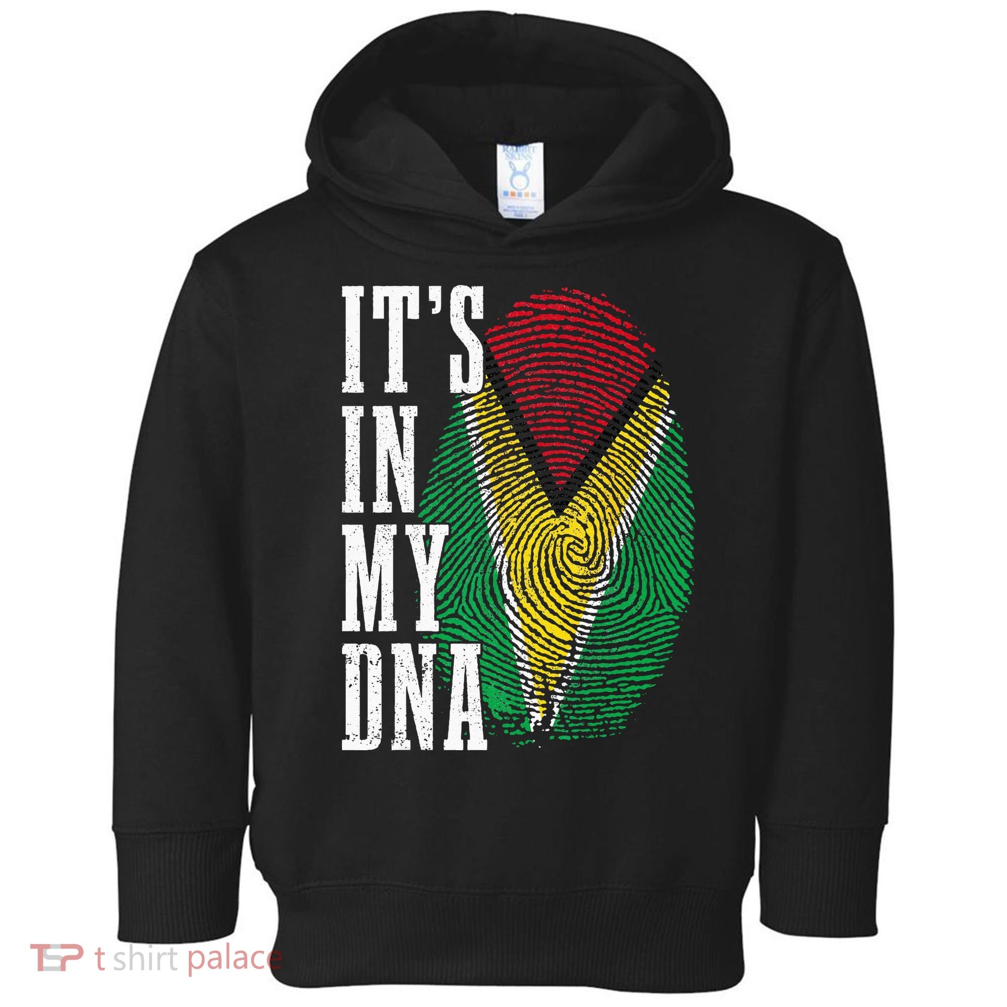 Guyana It's In My DNA Pride Guyanese Flag Roots Toddler Hoodie