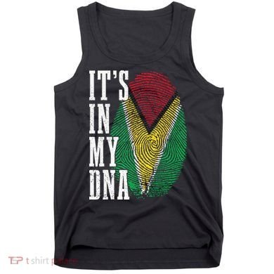 Guyana It's In My DNA Pride Guyanese Flag Roots Tank Top