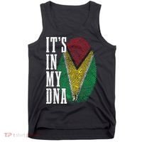 Guyana It's In My DNA Pride Guyanese Flag Roots Tank Top thumb 0