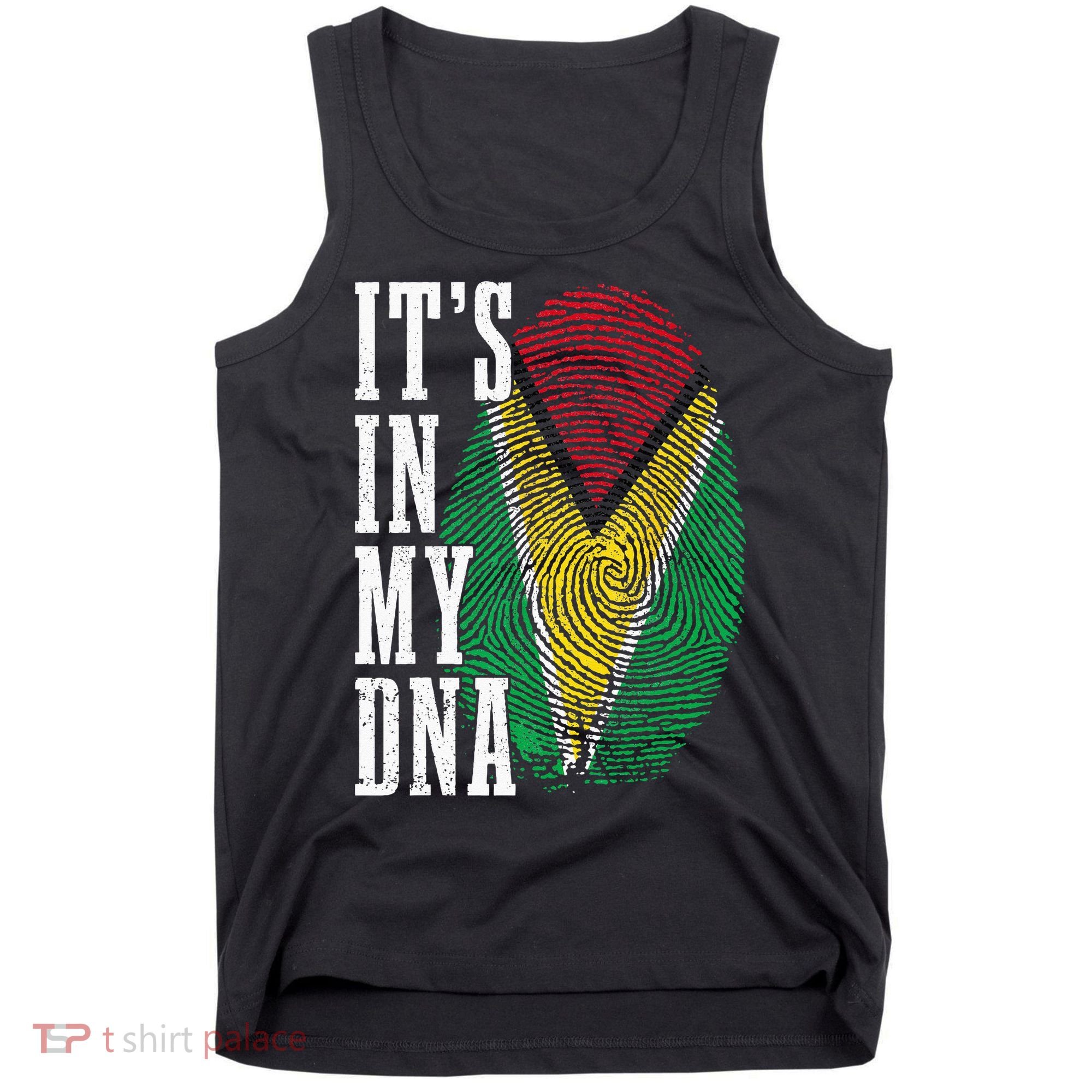 Guyana It's In My DNA Pride Guyanese Flag Roots Tank Top
