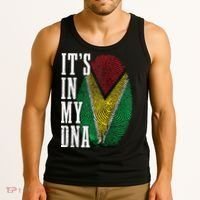 Guyana It's In My DNA Pride Guyanese Flag Roots Tank Top thumb 3
