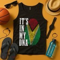 Guyana It's In My DNA Pride Guyanese Flag Roots Tank Top thumb 4