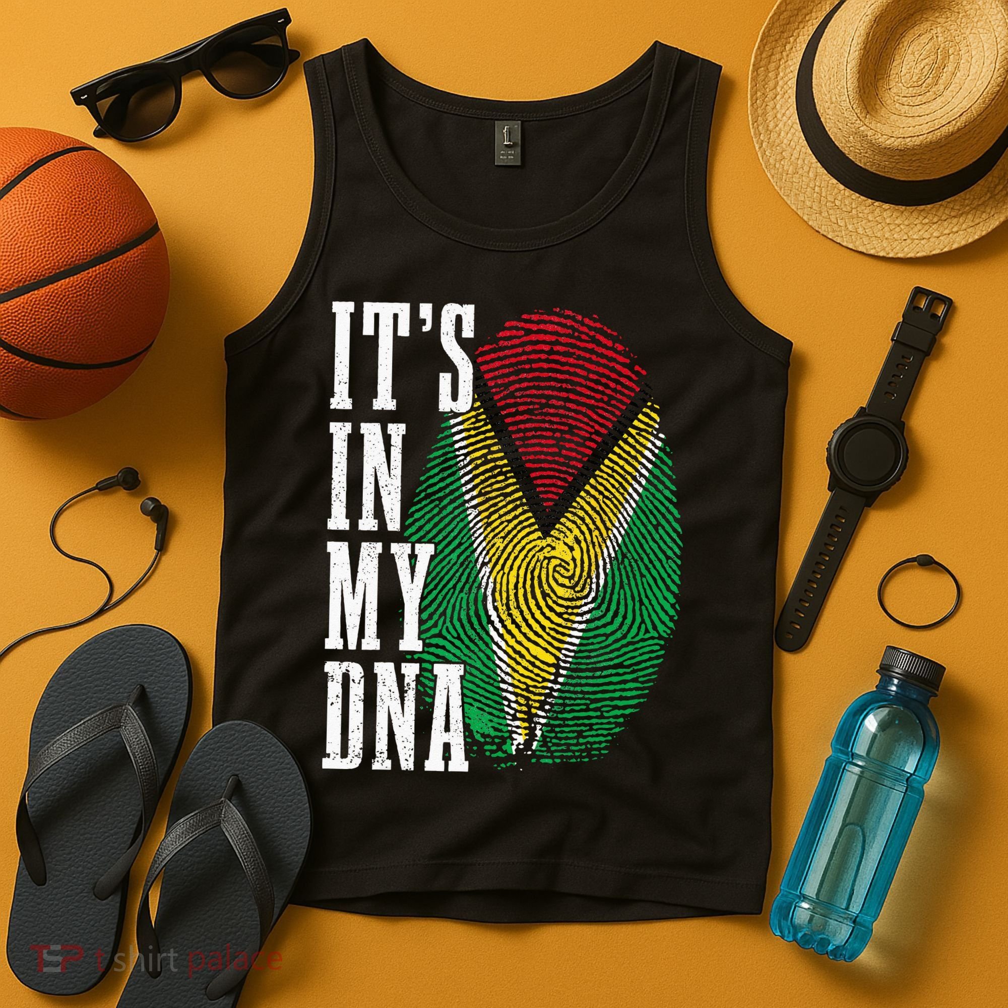 Guyana It's In My DNA Pride Guyanese Flag Roots Tank Top