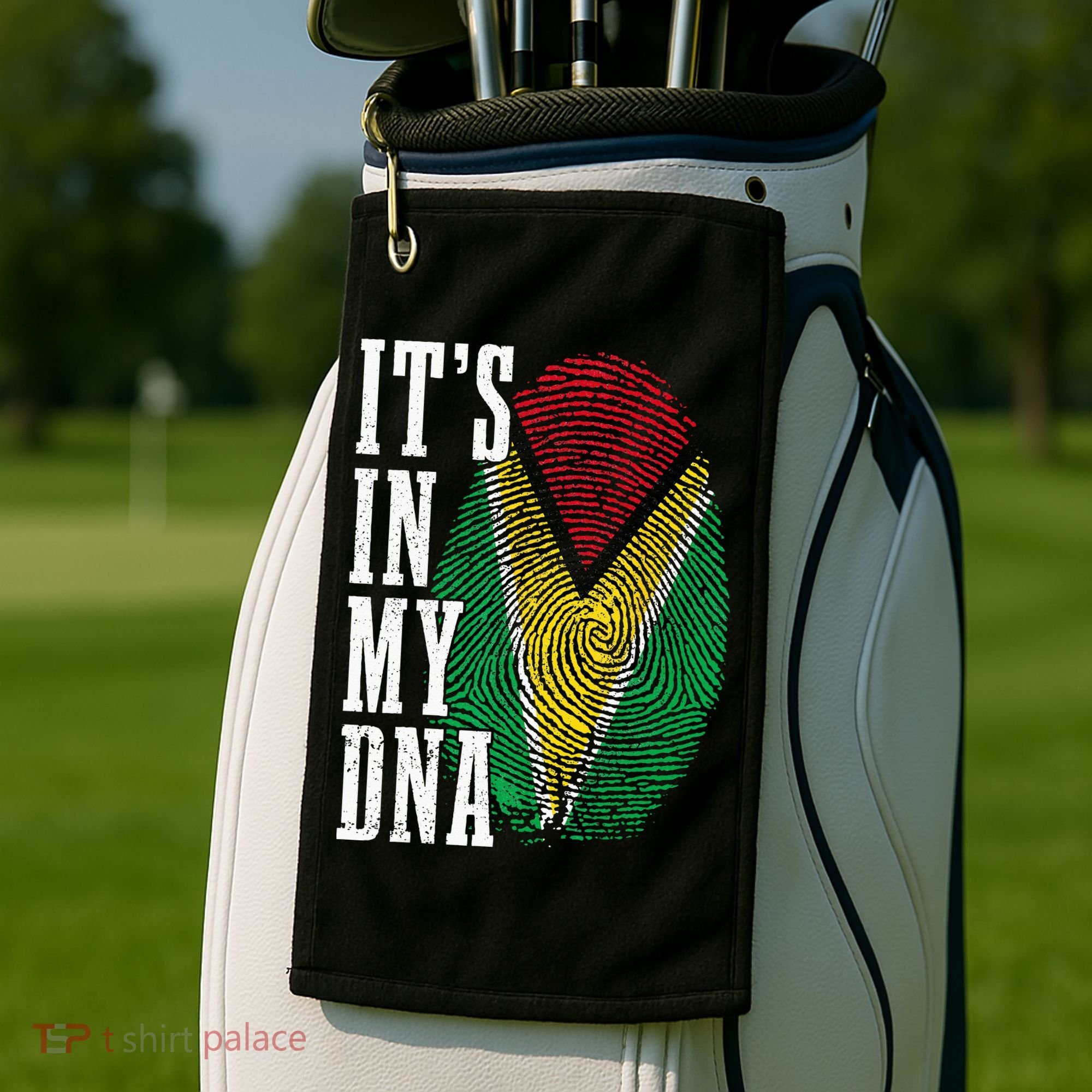 Guyana It's In My DNA Pride Guyanese Flag Roots Golf Towel