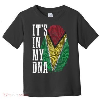 Guyana It's In My DNA Pride Guyanese Flag Roots Toddler T-Shirt