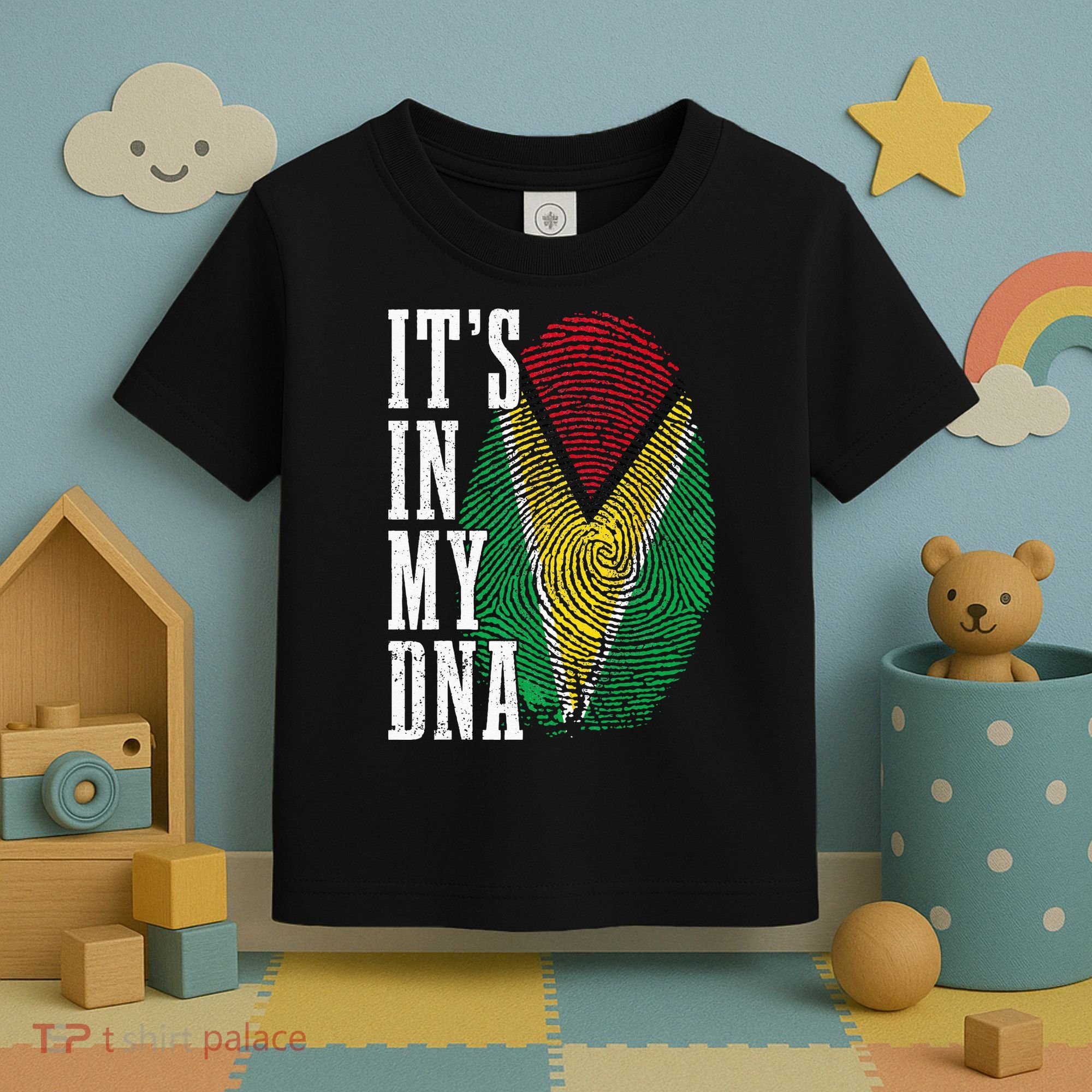 Guyana It's In My DNA Pride Guyanese Flag Roots Toddler T-Shirt