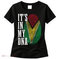 Guyana It's In My DNA Pride Guyanese Flag Roots Women's T-Shirt thumb 0