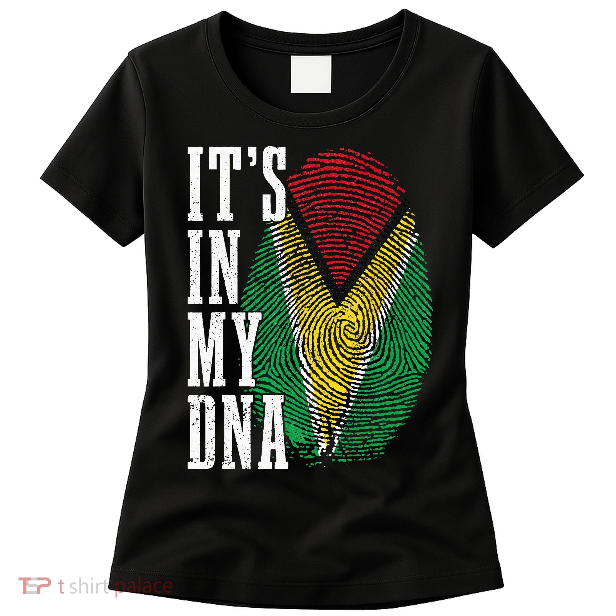 Guyana It's In My DNA Pride Guyanese Flag Roots Women's T-Shirt