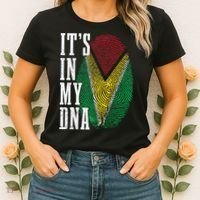 Guyana It's In My DNA Pride Guyanese Flag Roots Women's T-Shirt thumb 2