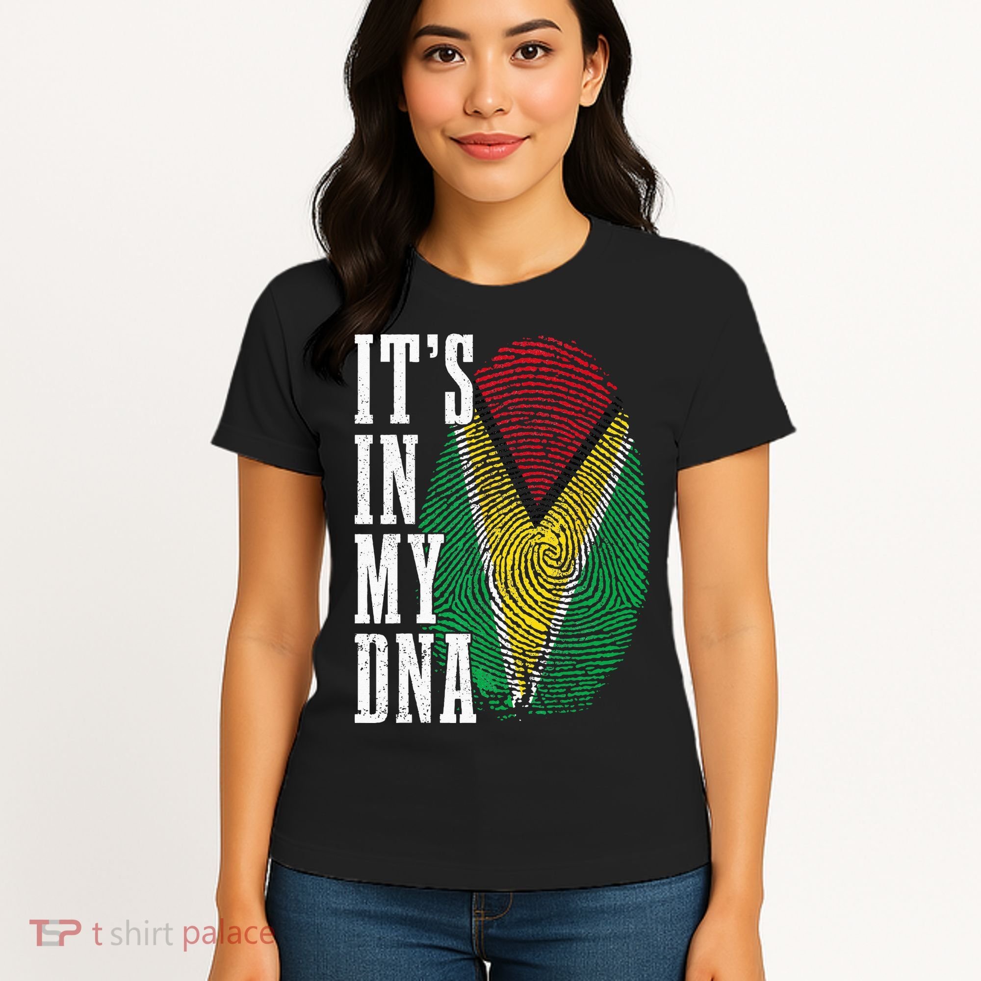 Guyana It's In My DNA Pride Guyanese Flag Roots Women's T-Shirt