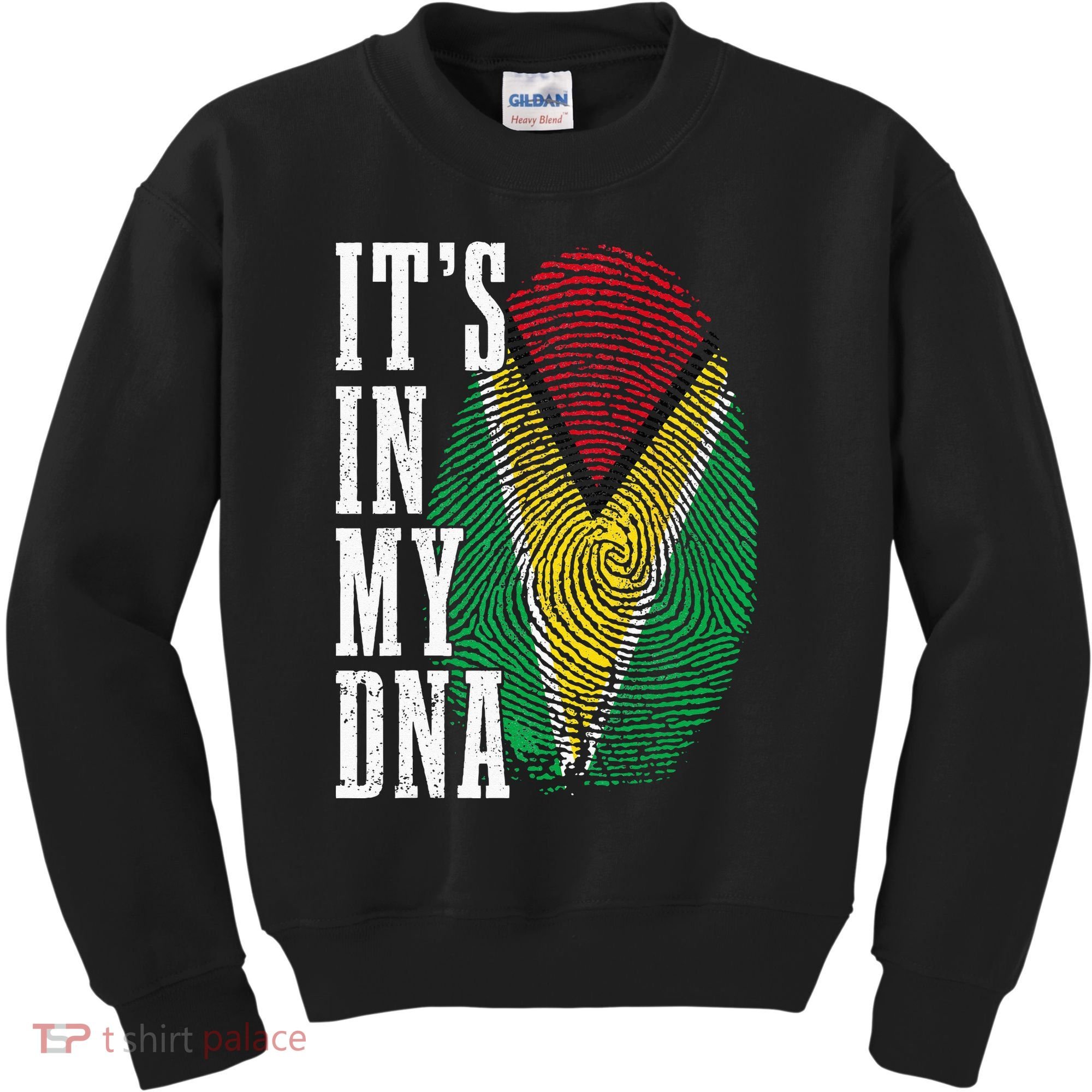 Guyana It's In My DNA Pride Guyanese Flag Roots Kids Sweatshirt