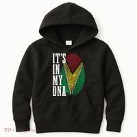 Guyana It's In My DNA Pride Guyanese Flag Roots Kids Hoodie thumb 0