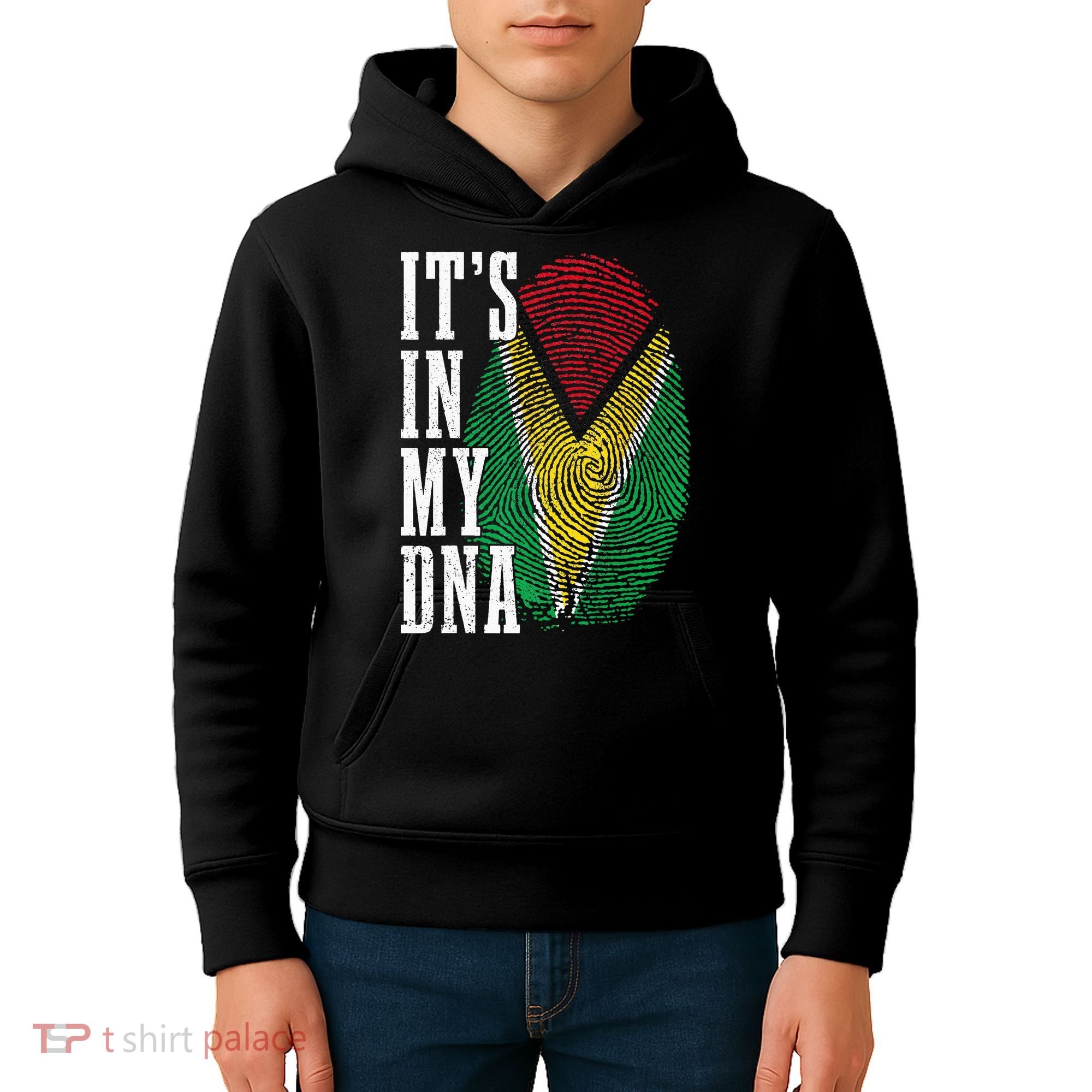 Guyana It's In My DNA Pride Guyanese Flag Roots Kids Hoodie