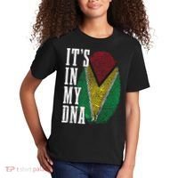 Guyana It's In My DNA Pride Guyanese Flag Roots Kids T-Shirt thumb 2