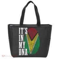 Guyana It's In My DNA Pride Guyanese Flag Roots Tote Bag thumb 0