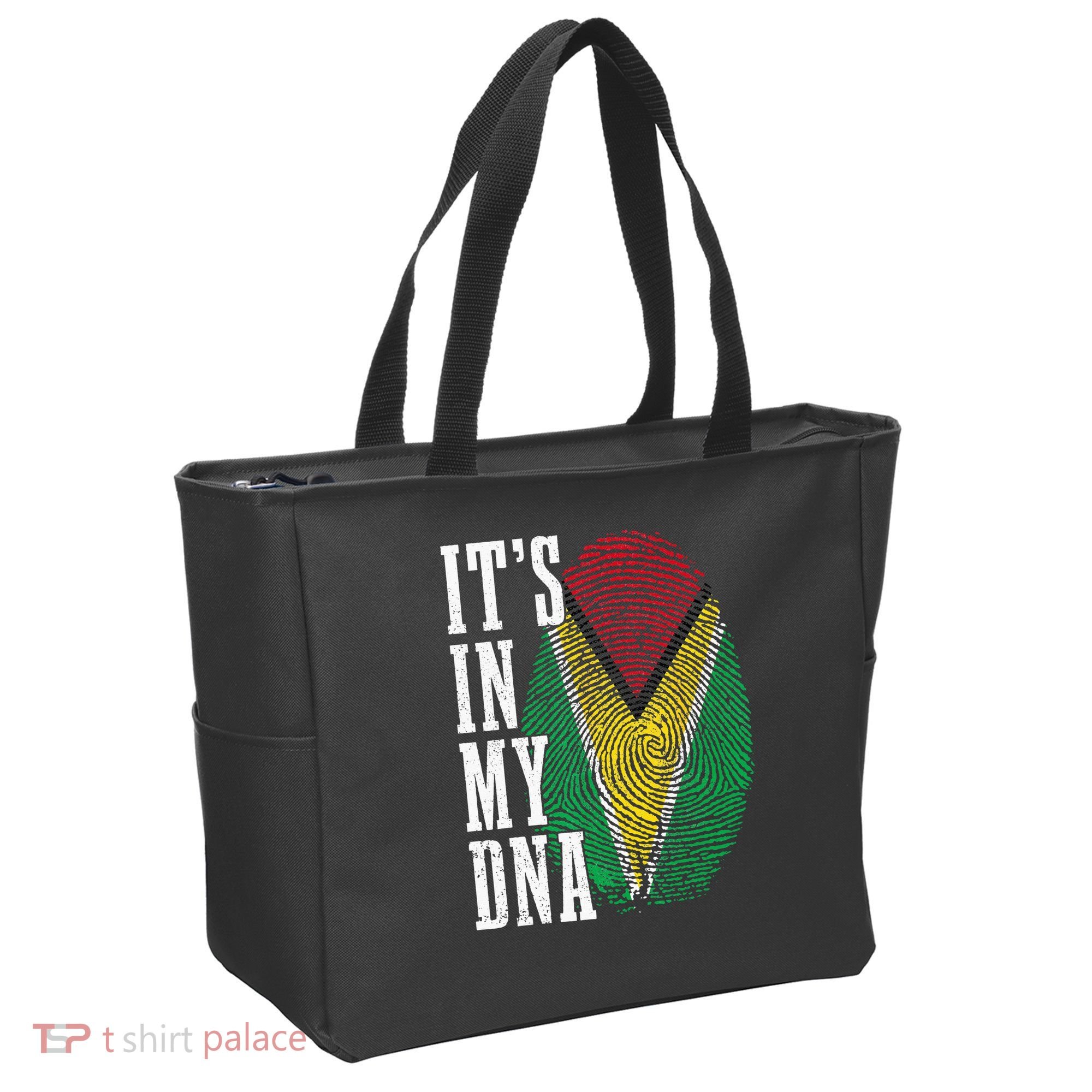 Guyana It's In My DNA Pride Guyanese Flag Roots Tote Bag
