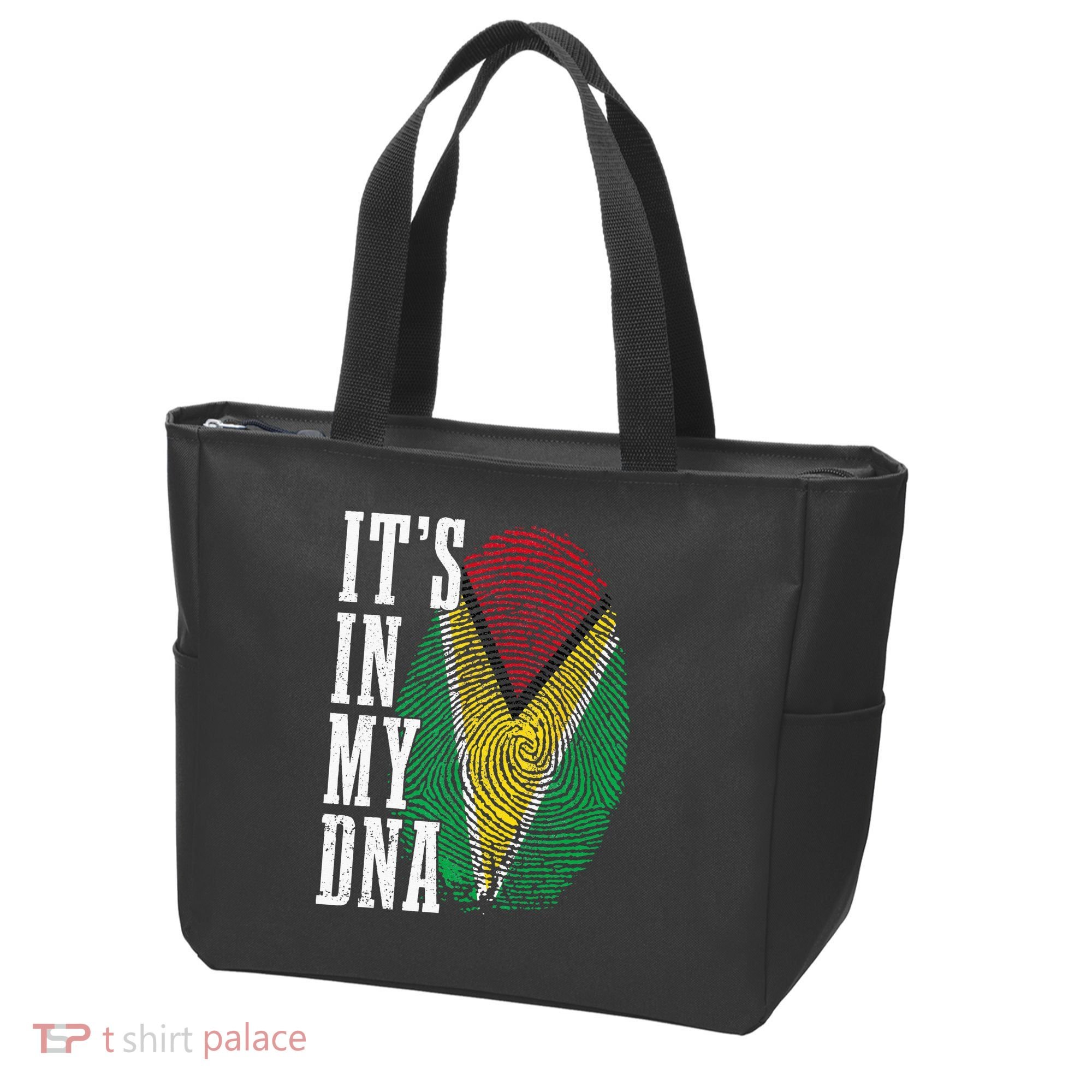 Guyana It's In My DNA Pride Guyanese Flag Roots Tote Bag