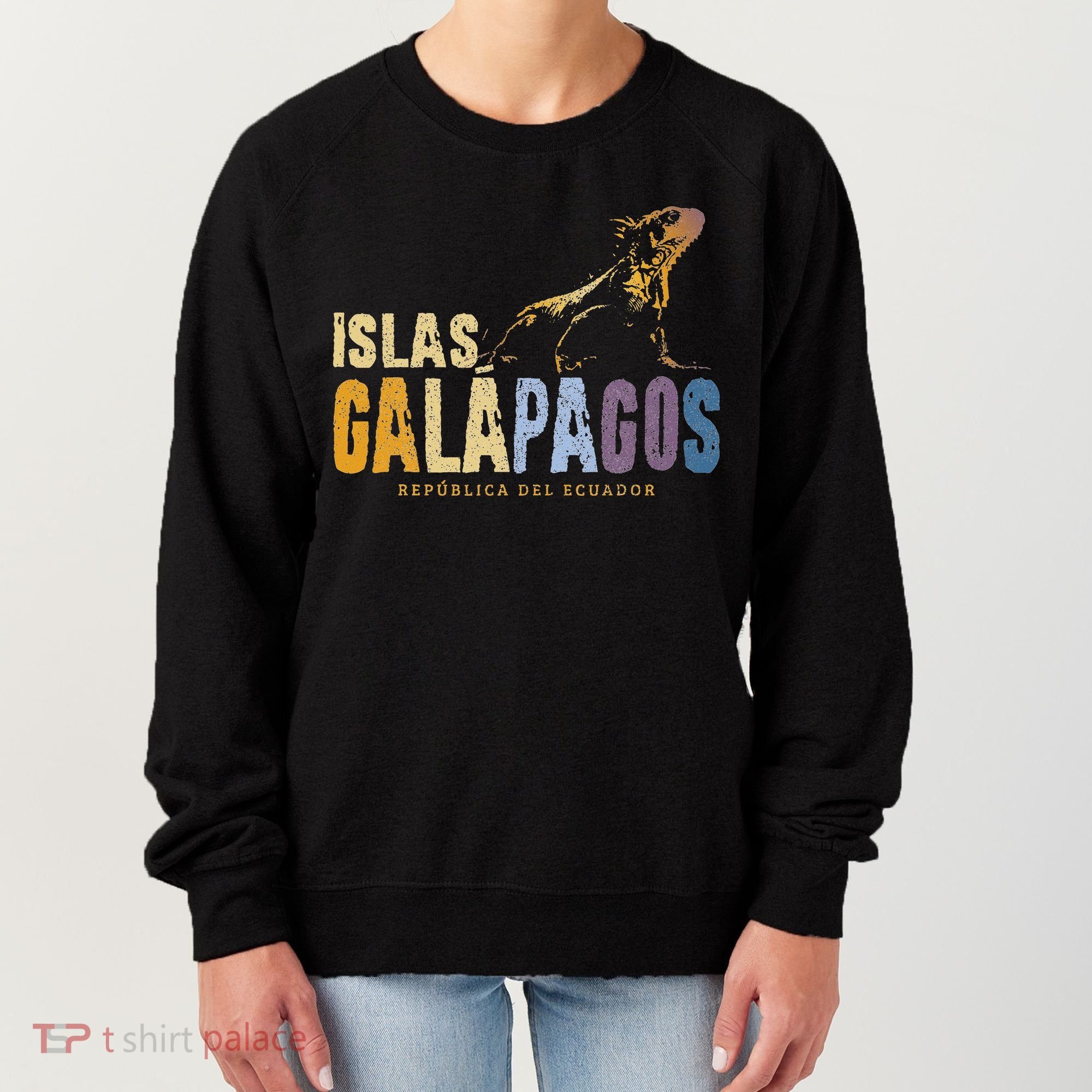 Galapagos Islands Islas Galapagos Iguana Ecuador Women's Sweatshirt
