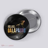 Galapagos Islands Islas Galapagos Iguana Ecuador Button thumb 0