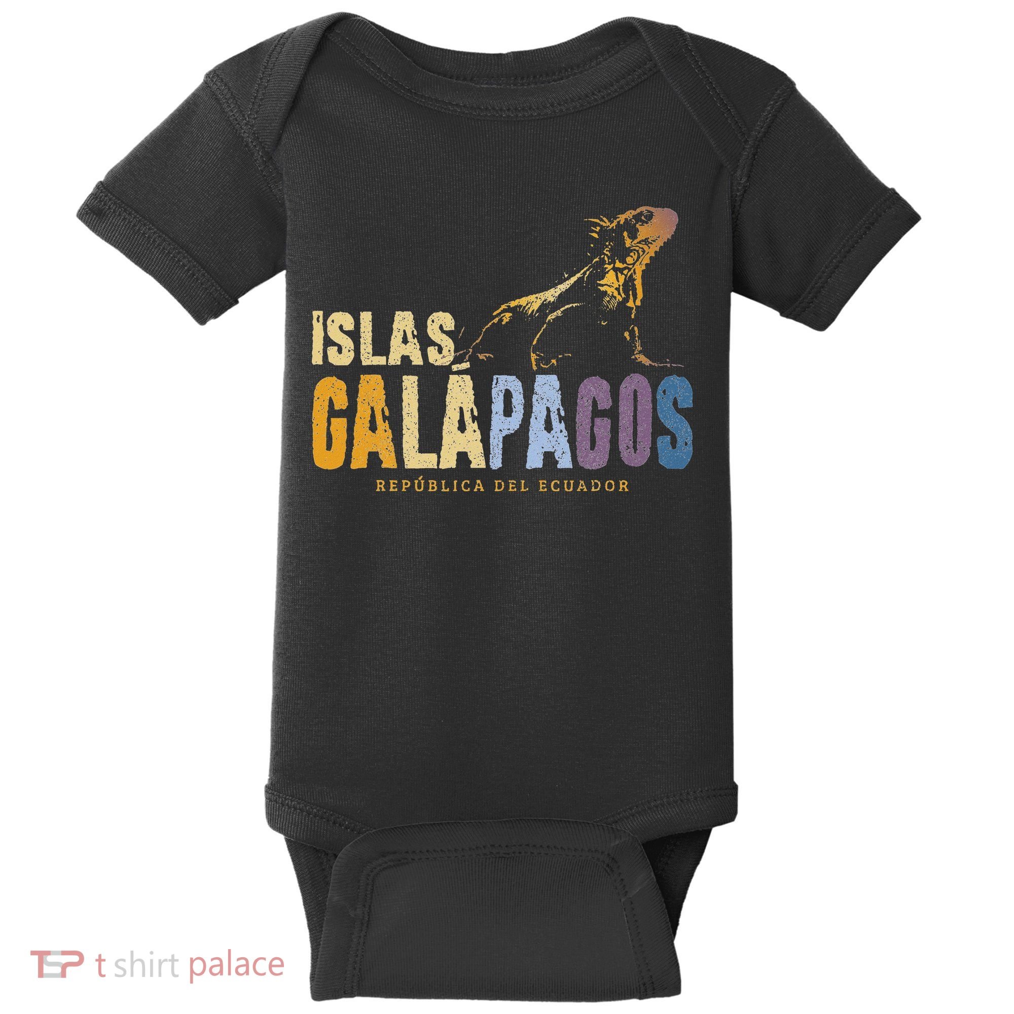 Galapagos Islands Islas Galapagos Iguana Ecuador Baby Bodysuit