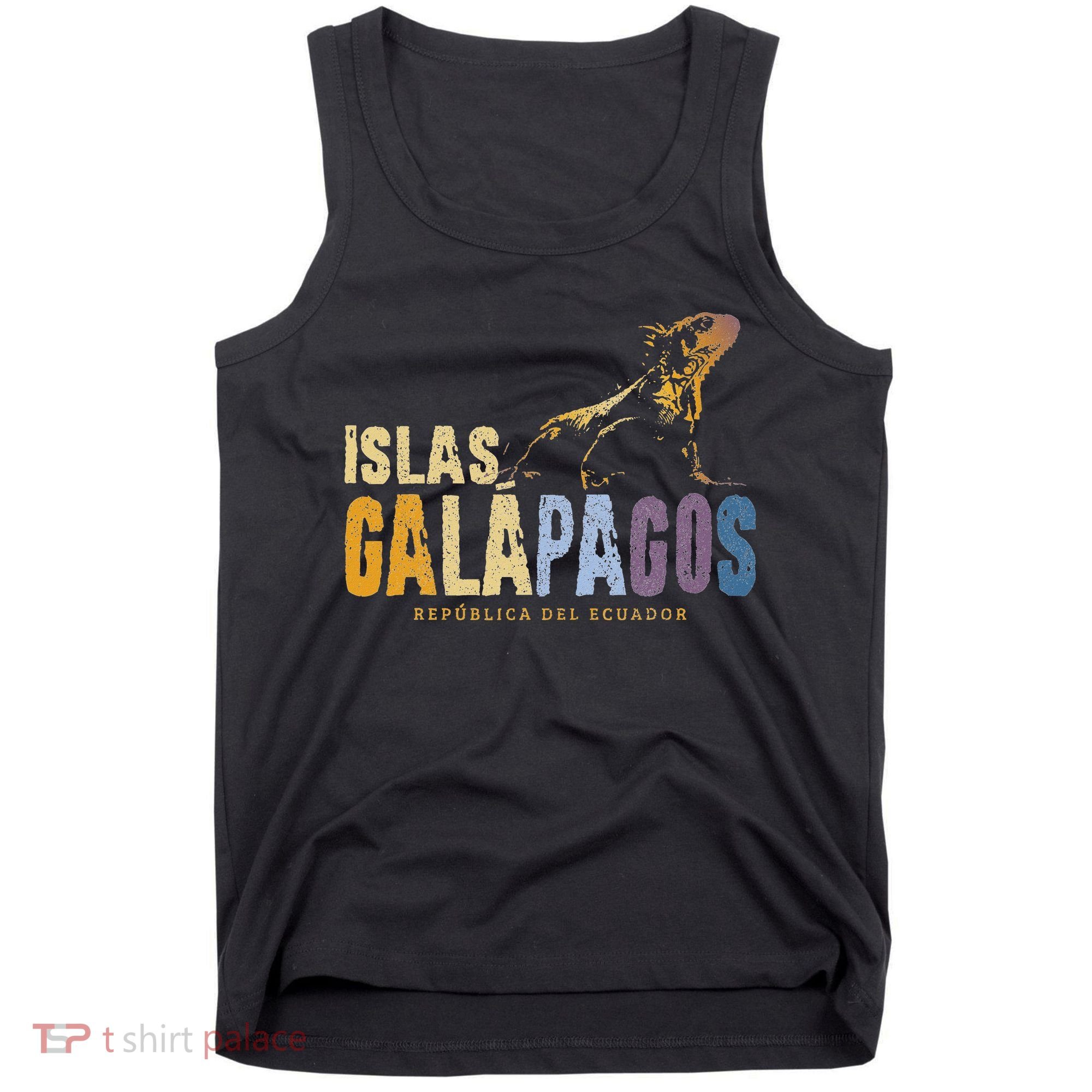Galapagos Islands Islas Galapagos Iguana Ecuador Tank Top